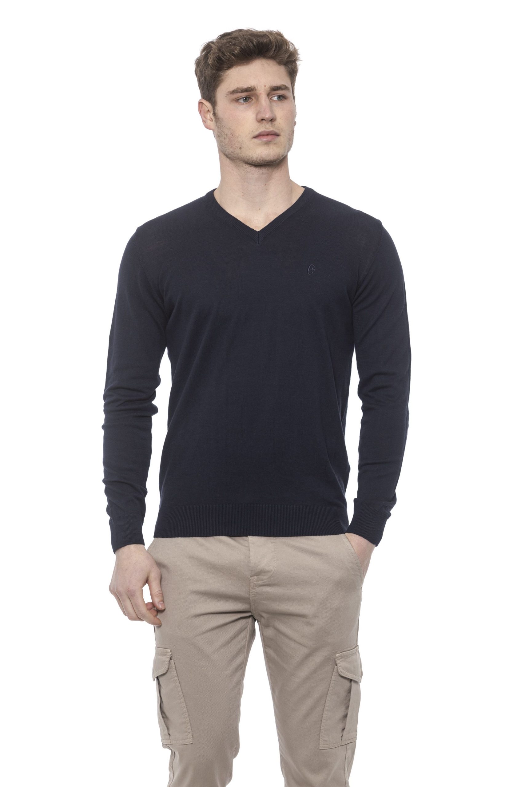 Conte of Florence Men's Sweater Blue CO1376428 - S