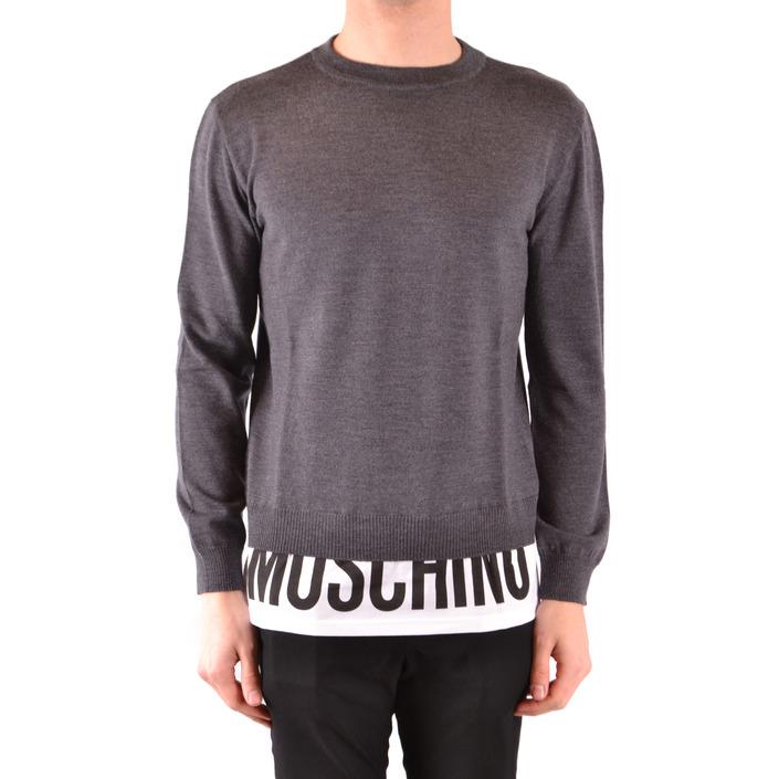 Moschino Men's Sweater Grey 167005 - grey 46