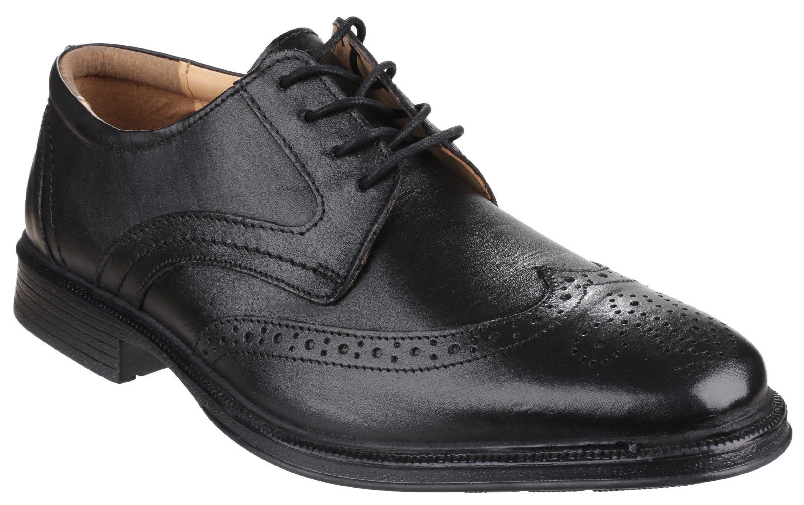 Cotswold Men's Mickleton Lace Up Derby Shoe Black 20300 - Black 6