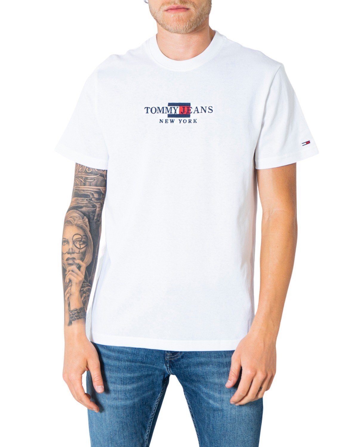Tommy Hilfiger Jeans Men's T-Shirt Various Colours 305372 - white XS