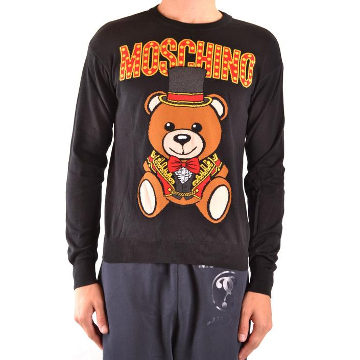 Moschino Men's Sweater Black 169287 - black 44