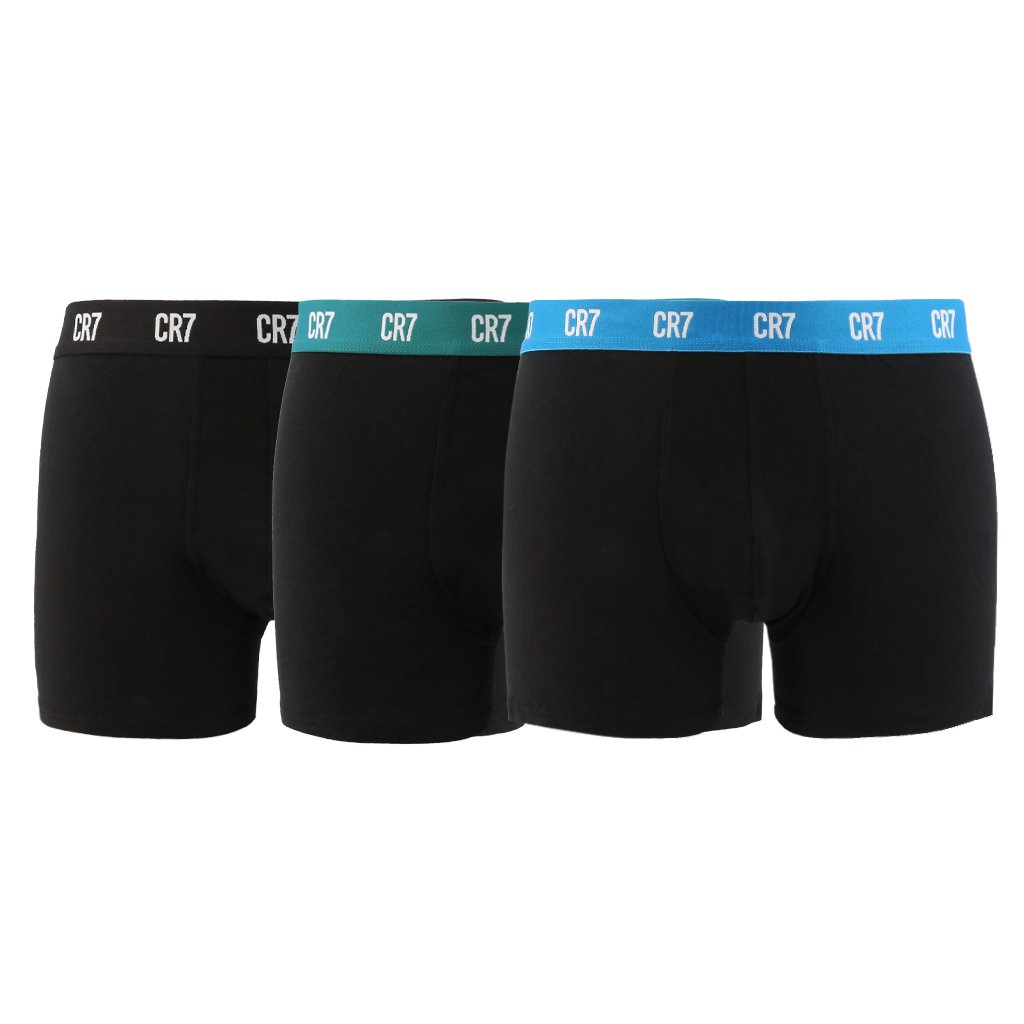 CR7 Cristiano Ronaldo Men's Boxer Shorts Various Colours 8100-49 - black-7 M