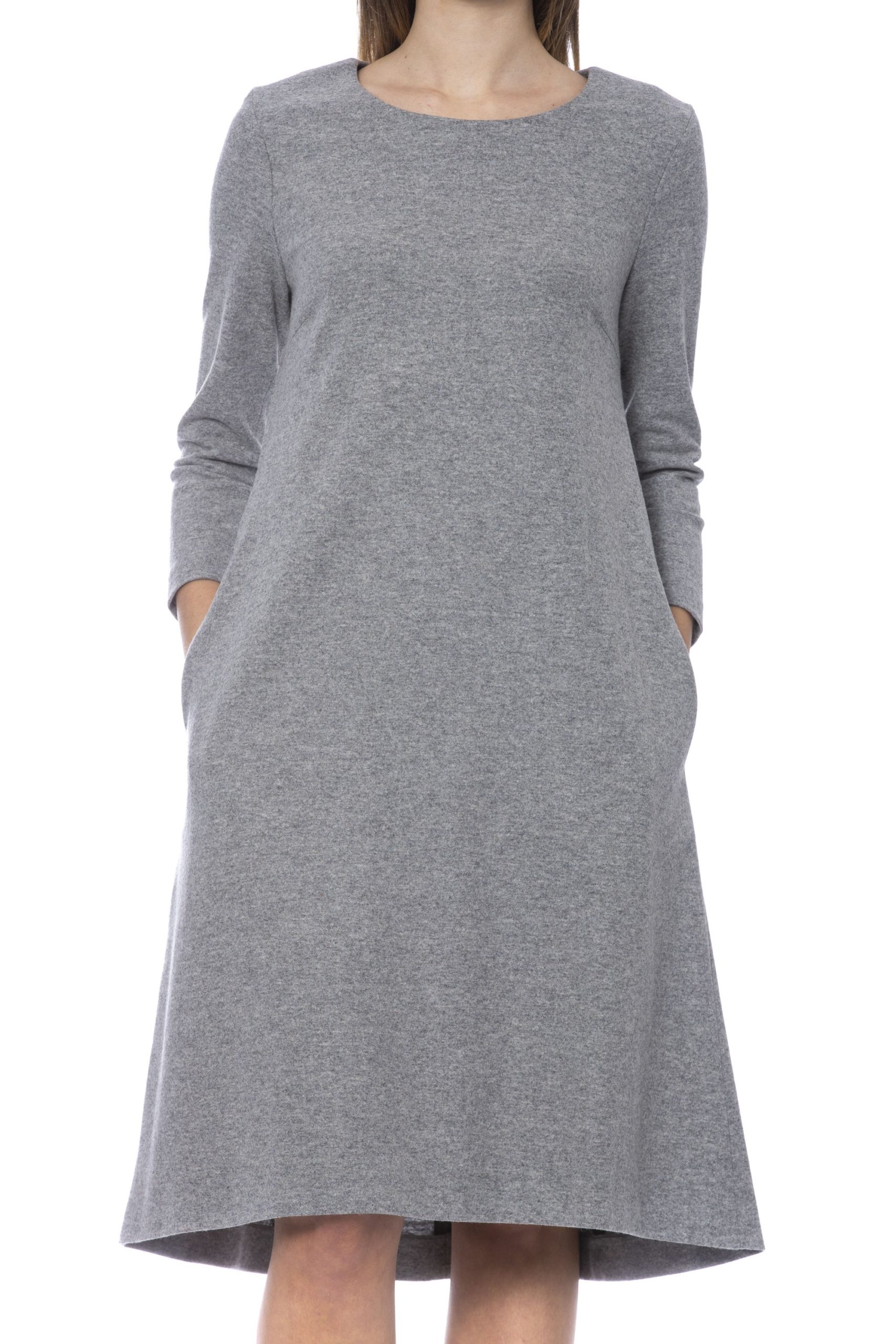 Peserico Women's Dress Grey PE993724 - IT42 | S