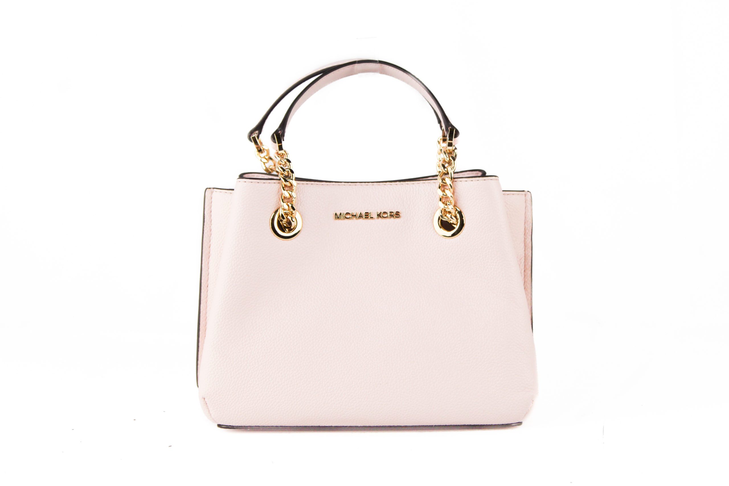 Michael Kors Women's Teagen Signature Leather Small Shoulder Bag Pink 709758