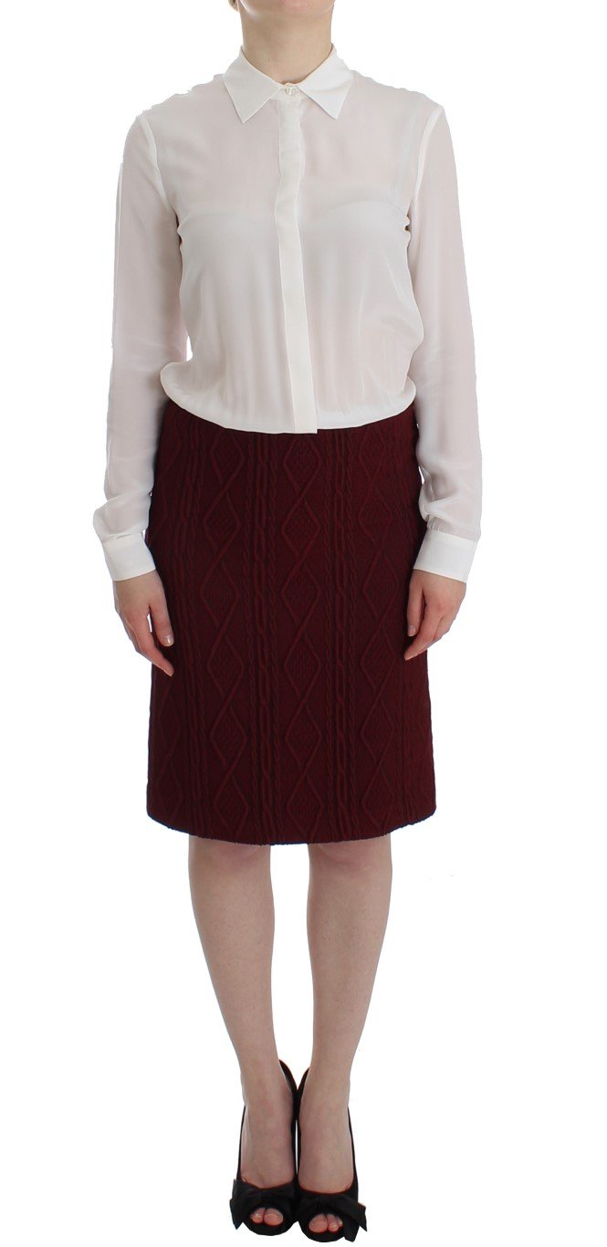 Christian Pellizzari Women's LS Wool Dress SIG12502 - IT42 | S