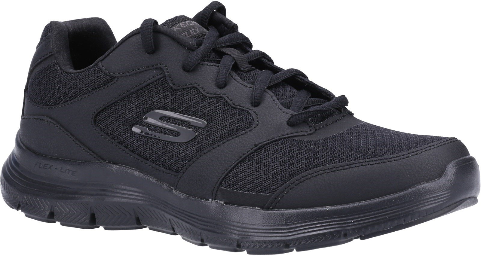 Skechers Men's Flex Advantage 3.0 Sports Trainer Various Colours 32184 - Black/Black 6