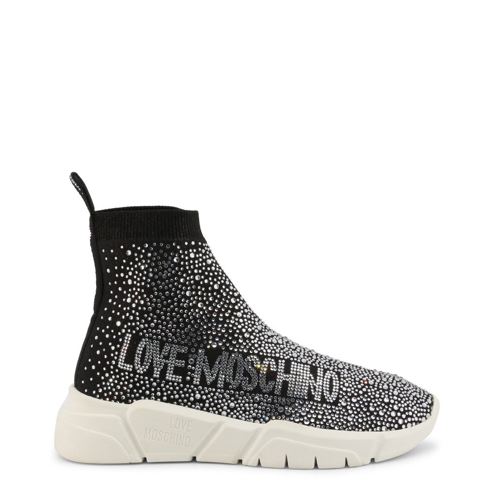 Love Moschino Women's Trainer Black JA15333G0CIZ6 - black EU 35