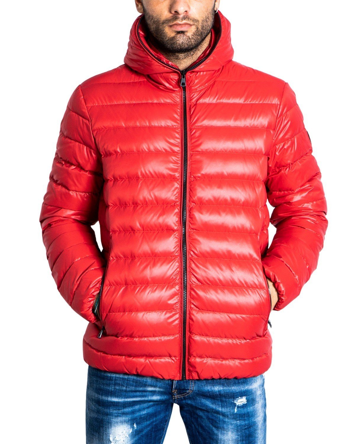Ea7 Men's Jacket Green 321823 - red S