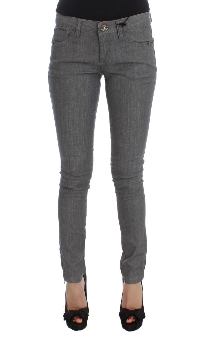 Costume National Women's Cotton Blend Slim Fit Jeans Gray SIG30113 - W26