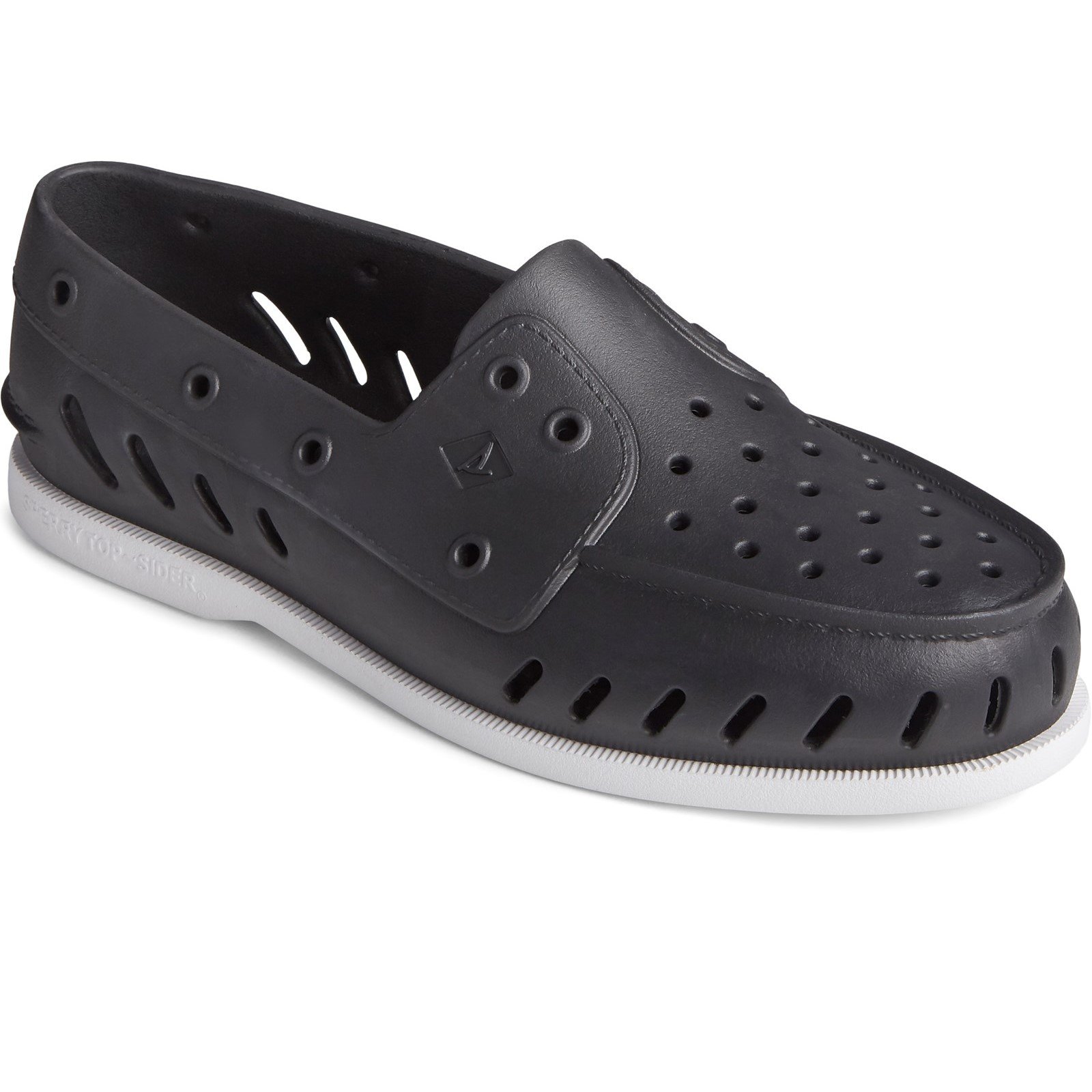 Sperry Men's Authentic Original Float Boat Shoe Various Colours 33299 - Black/White 8