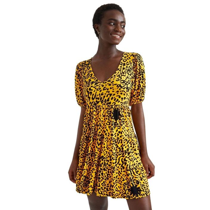 Desigual - Desigual Women Dress - yellow XS