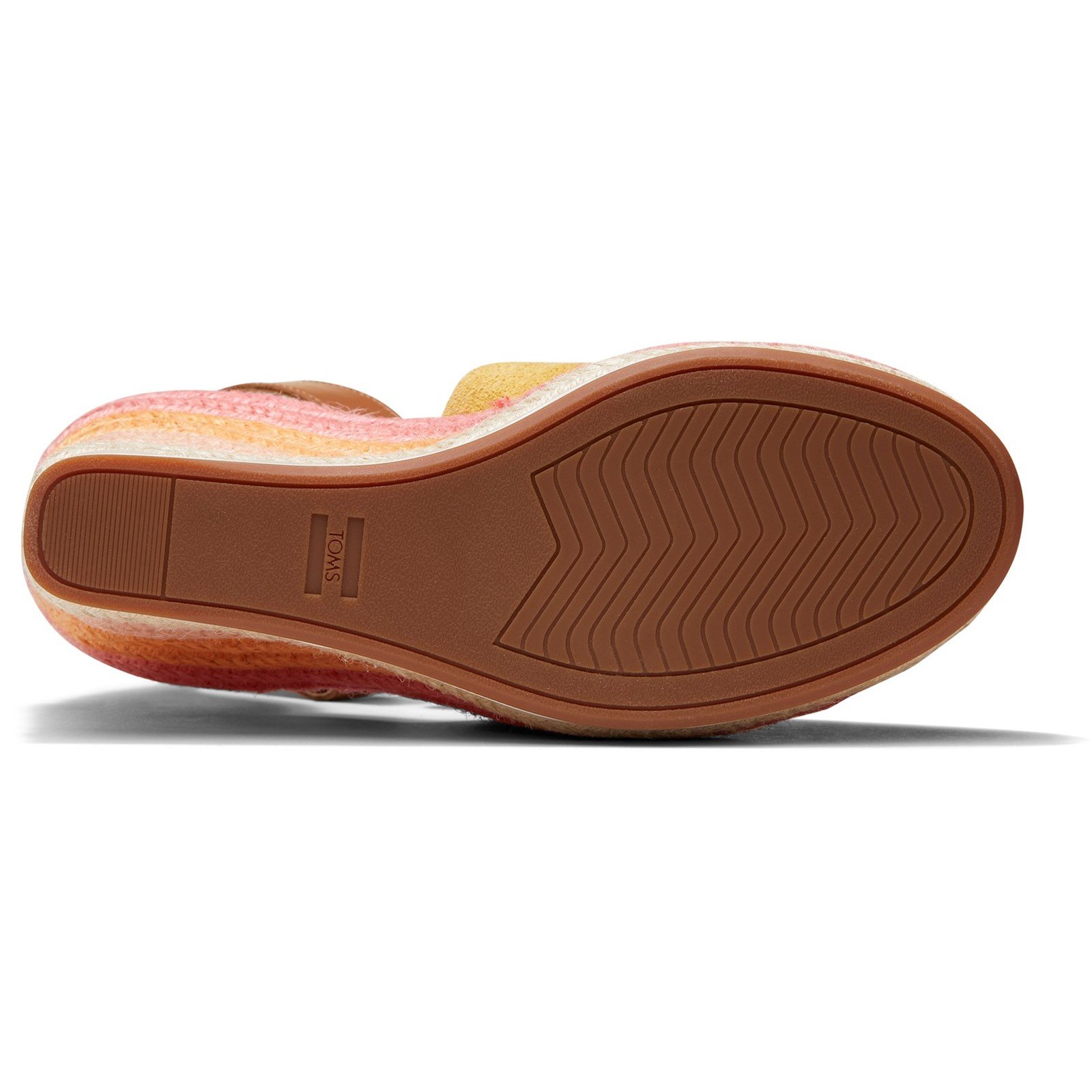 TOMS Women's Marisol Natural Leather Wedge Shoe Various Colours 32541 - Golden Yellow 6