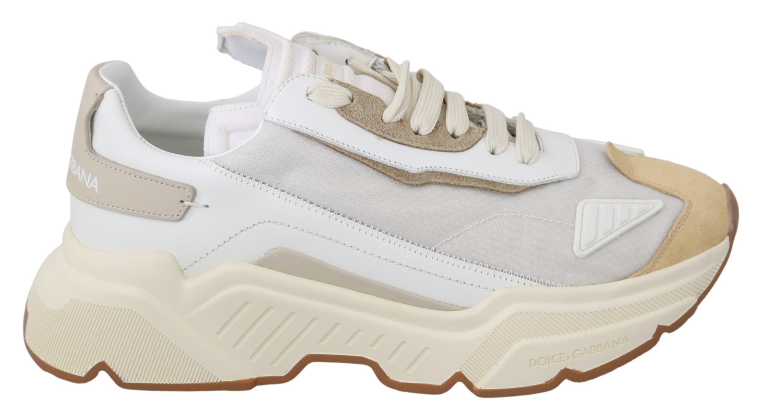 Dolce & Gabbana Women's Leather Trainer White LA7001 - EU39/US8.5