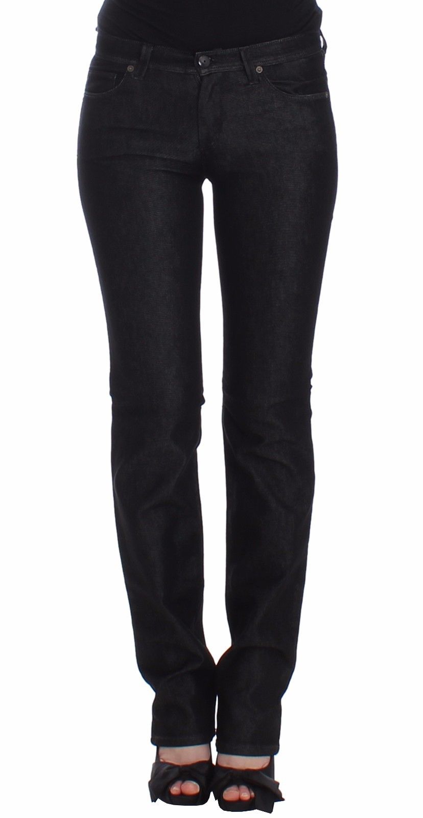 Ermanno Scervino Women's Slim Fit Jeans Black SIG12452 - W36