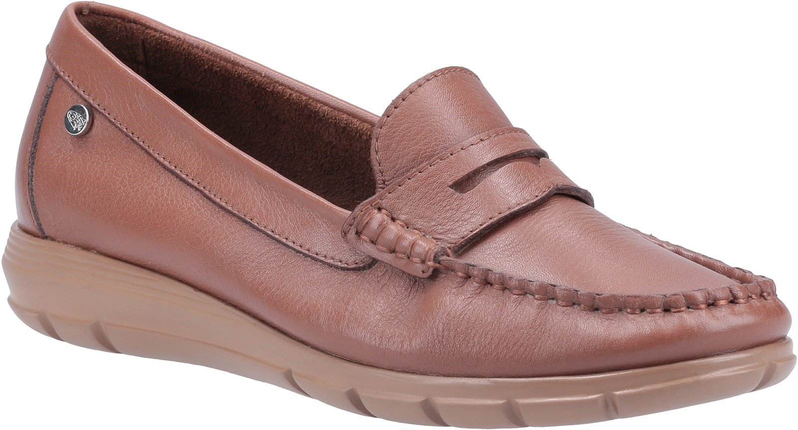 Hush Puppies Women's Paige Slip On Loafer Tan 30242 - Tan 3