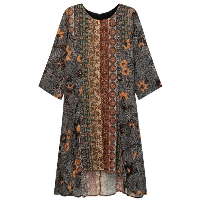 Desigual Women's Dress Brown 177754 - brown XS