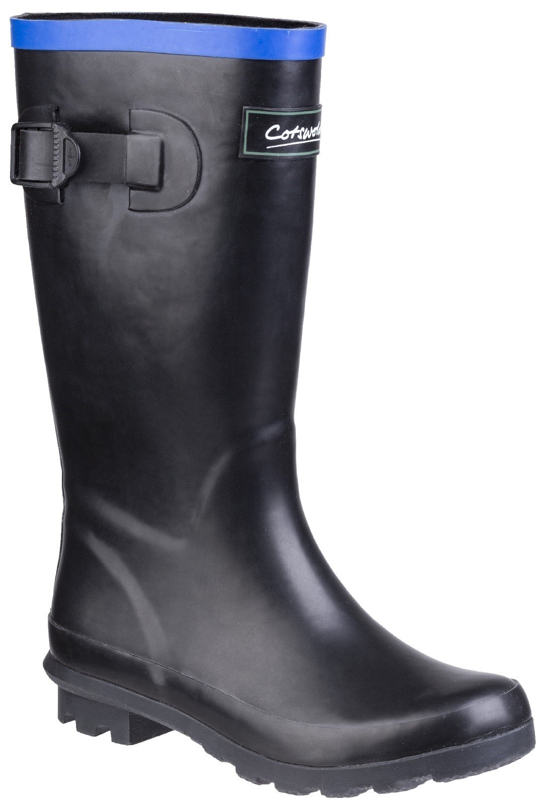 Cotswold Kids Fairweather Wellington Boot Multicolor 27179 - Black/Blue 8