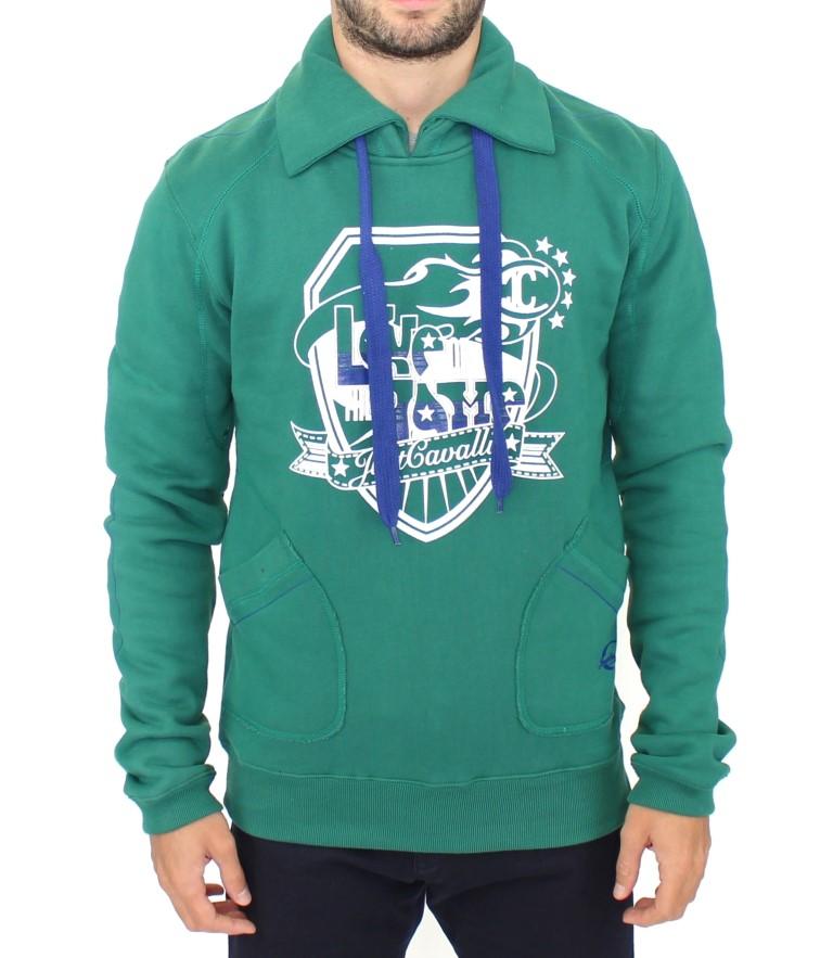Cavalli Men's Sweater Green SIG10002 - IT48 | M