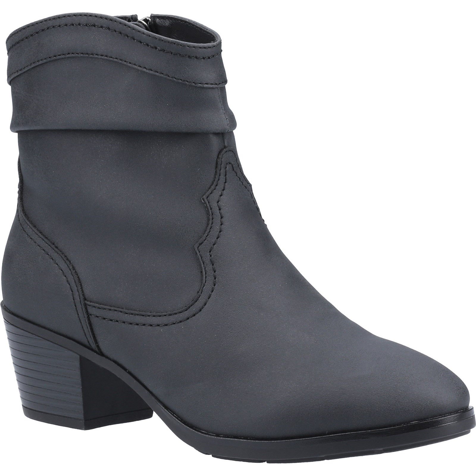 Divaz Women's Adele Ankle Boot Various Colours 33028 - Black 3
