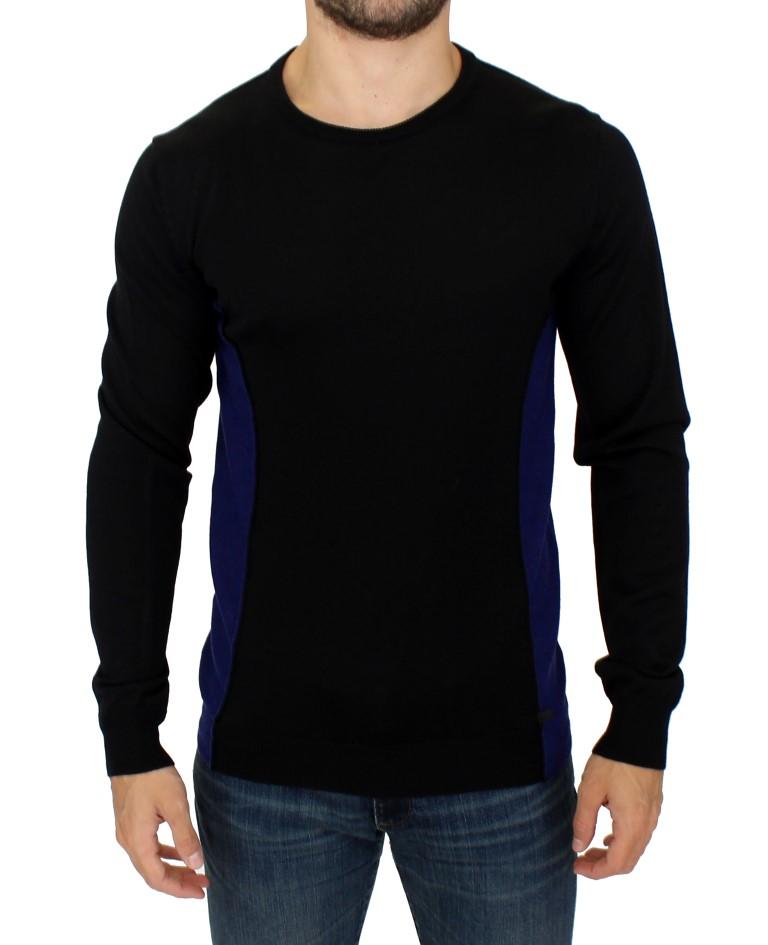 Costume National Men's Crewneck Wool Sweater Black SIG10534 - IT48 | M