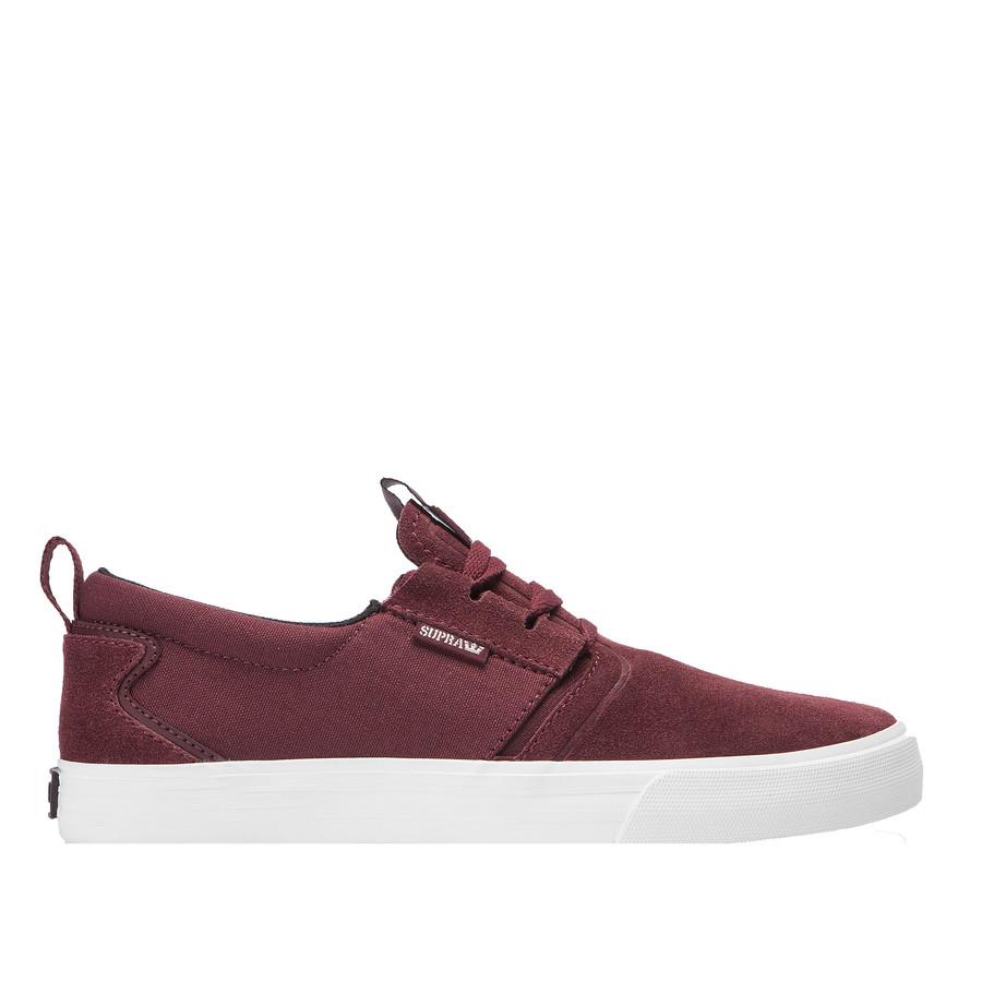 Supra Men’s Flow Trainers Various Colours 888612242120 - 6 UK Burgundy