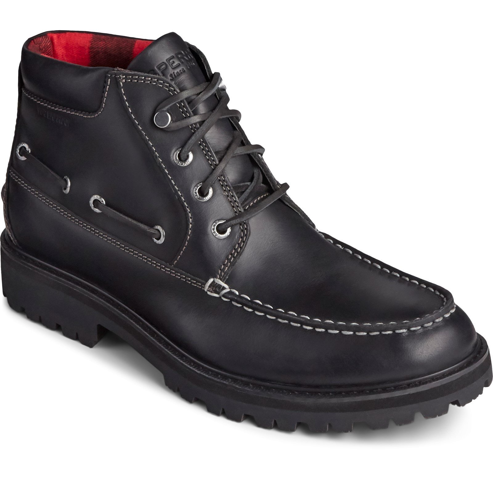 Sperry Men's Authentic Original Lug Chukka Boot Various Colours 32068 - Black 6