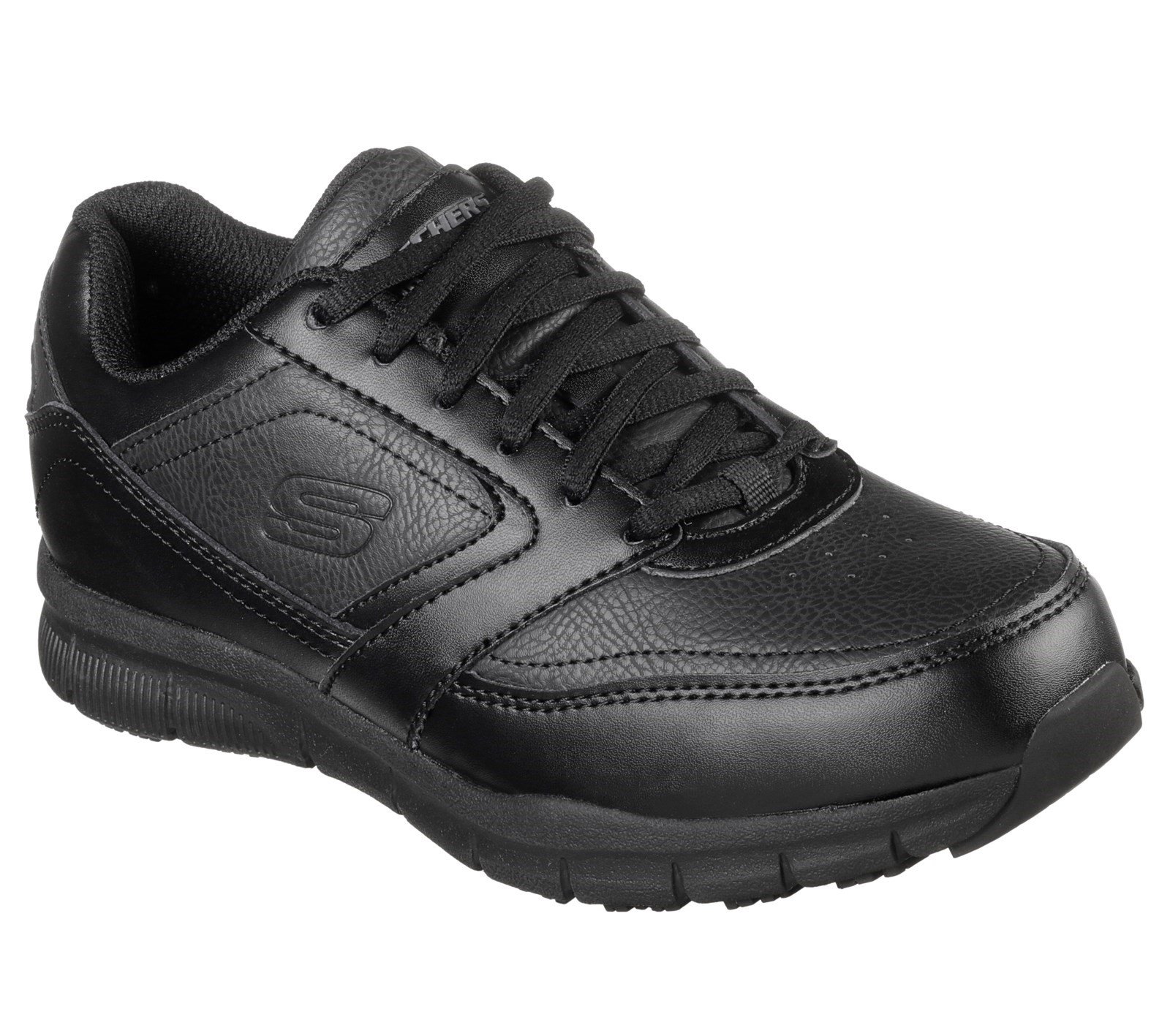 Skechers Women's Nampa Wyola Safety Trainer Black 32949 - Black 3