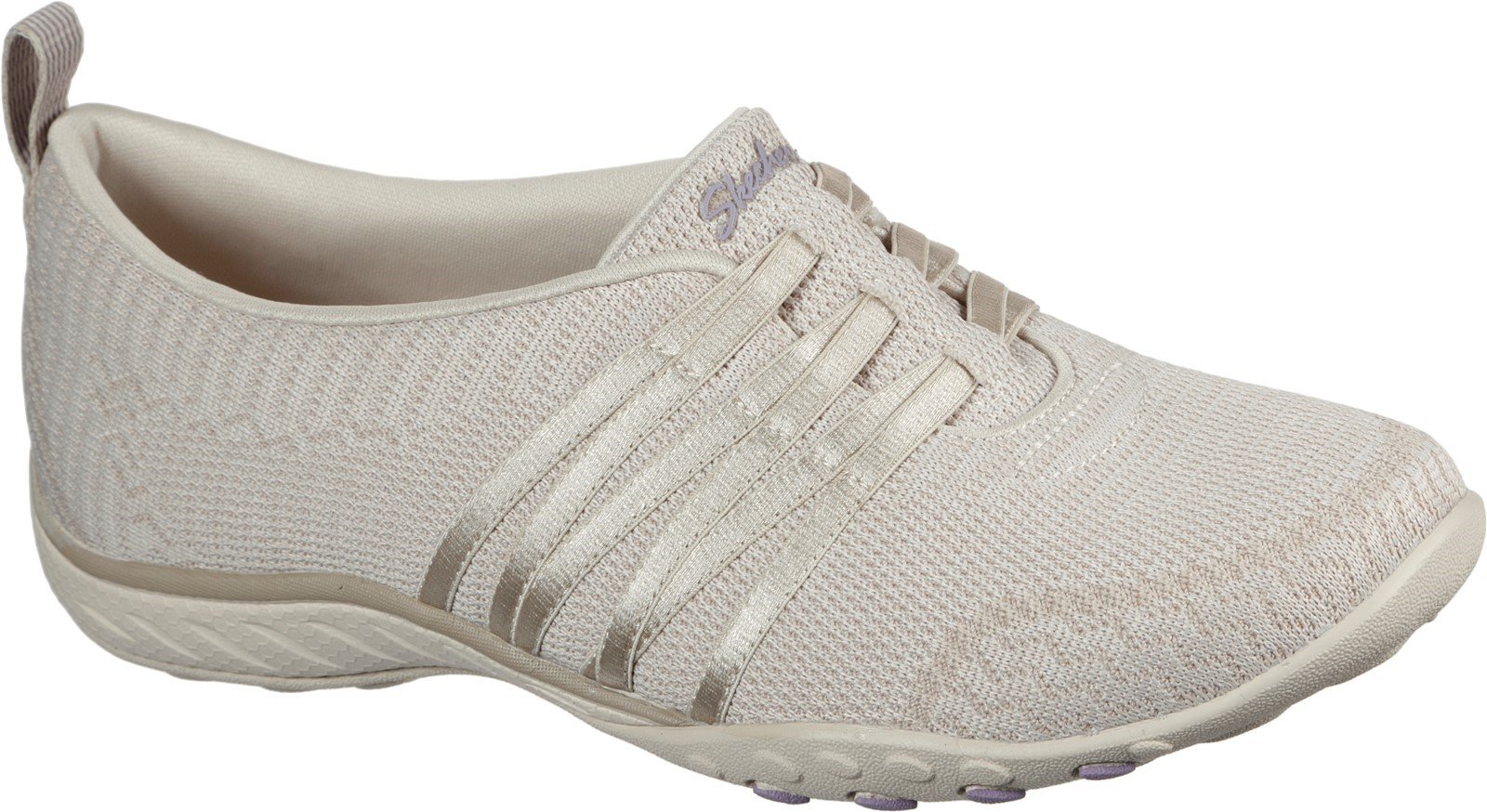 Skechers Women's Breathe Easy Approachable Slip On Trainer 32123 - Natural 3