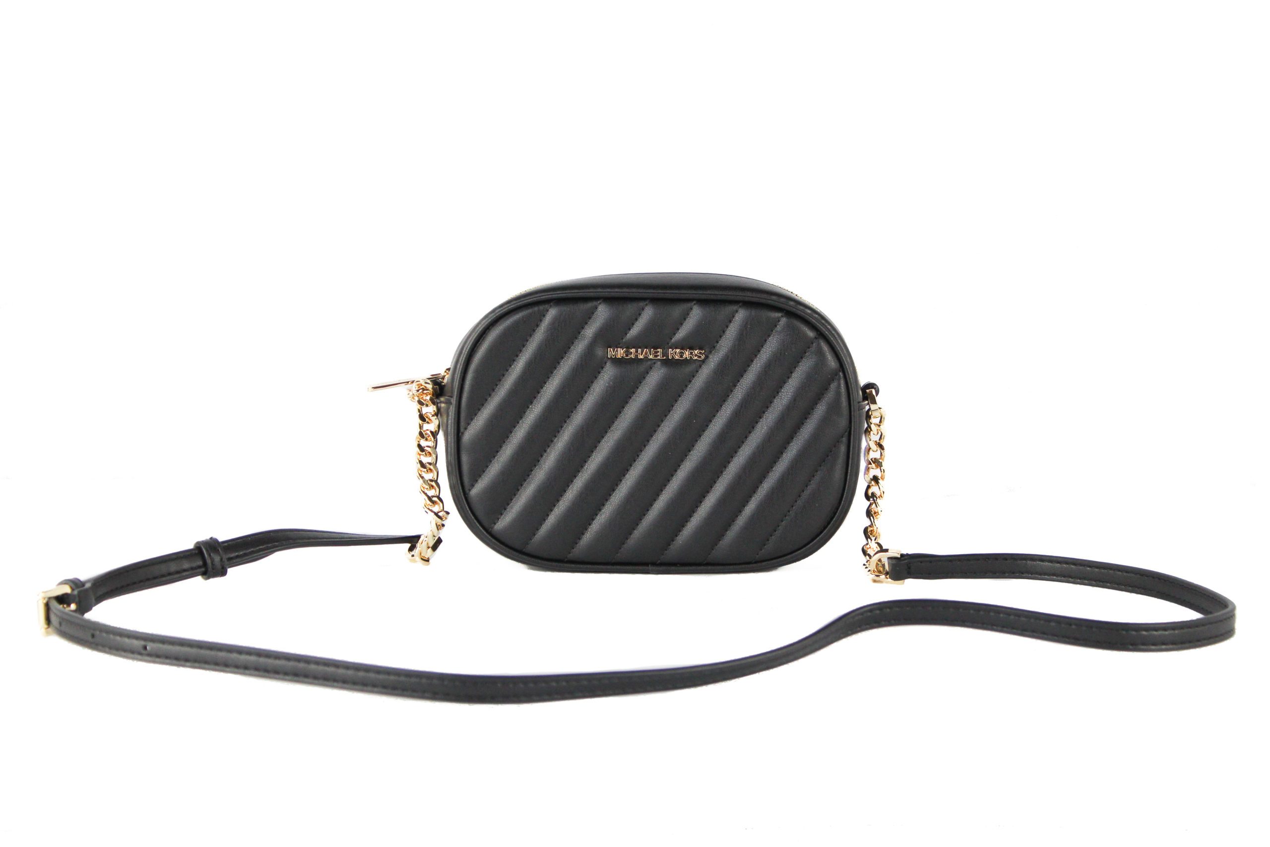 Michael Kors Women's Rose Crossbody Bag Black 85442