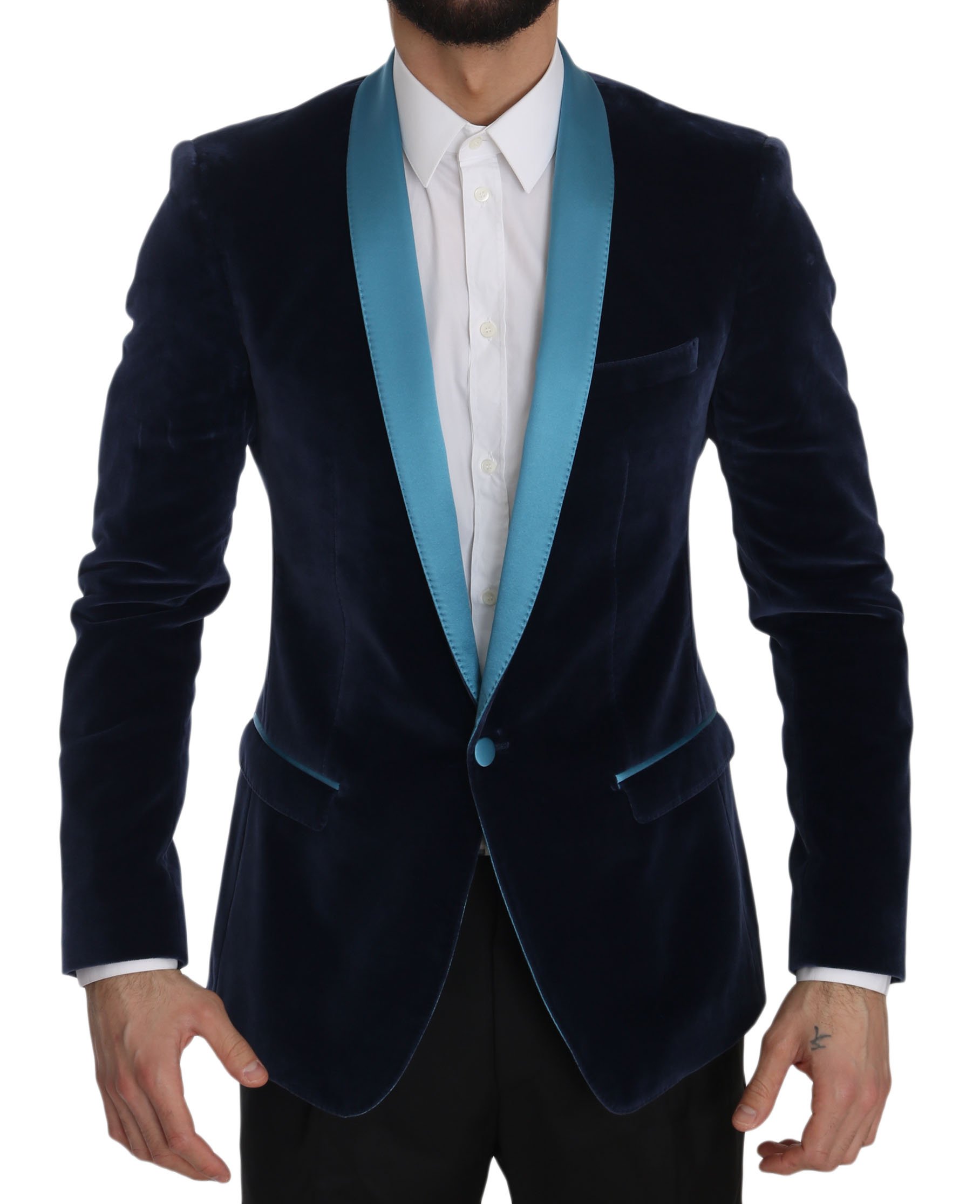 Dolce & Gabbana Men's Blazer Blue JKT2397 - IT46 | S