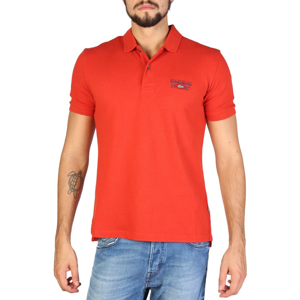 Napapijri Men's Polo Shirt Various Colours N0YILY - orange S