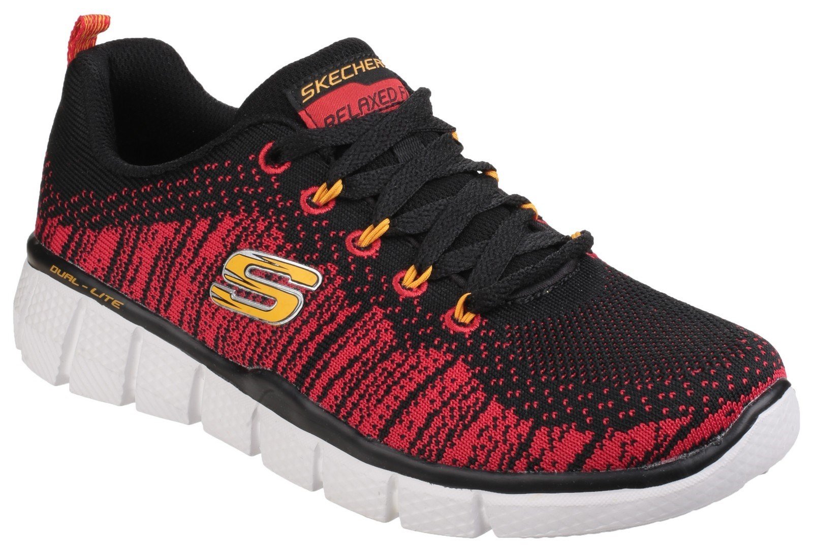Skechers Kid's Equalizer 2.0 Trainer Various Colours 24594 - Black Red 10.5