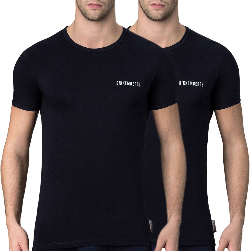 Bikkembergs Men's T-Shirt Various Colours VBKT04086 - blue S